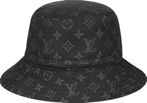 louis vuitton black bucket hat|louis vuitton reversible bucket hat.